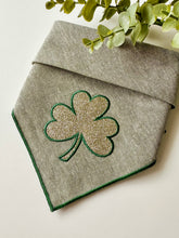 Load image into Gallery viewer, SPARKLY EMBROIDERED SHAMROCK