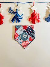 Load image into Gallery viewer, BLUE JEAN PATCHWORK INITIAL (embroidered)