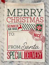 Load image into Gallery viewer, SPECIAL DELIVERY SANTA SACK (LARGE)