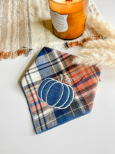 Load image into Gallery viewer, DENIM PUMPKIN FLANNEL