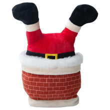 Load image into Gallery viewer, Slippin' Santa Dog Toy