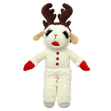 Load image into Gallery viewer, Standing Lamb Chop Dog Toy with Antlers
