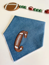 Load image into Gallery viewer, DENIM FOOTBALL INITIALS
