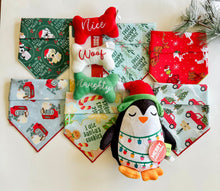 Load image into Gallery viewer, Naughty, Nice, Woof 3-Piece Dog Toy
