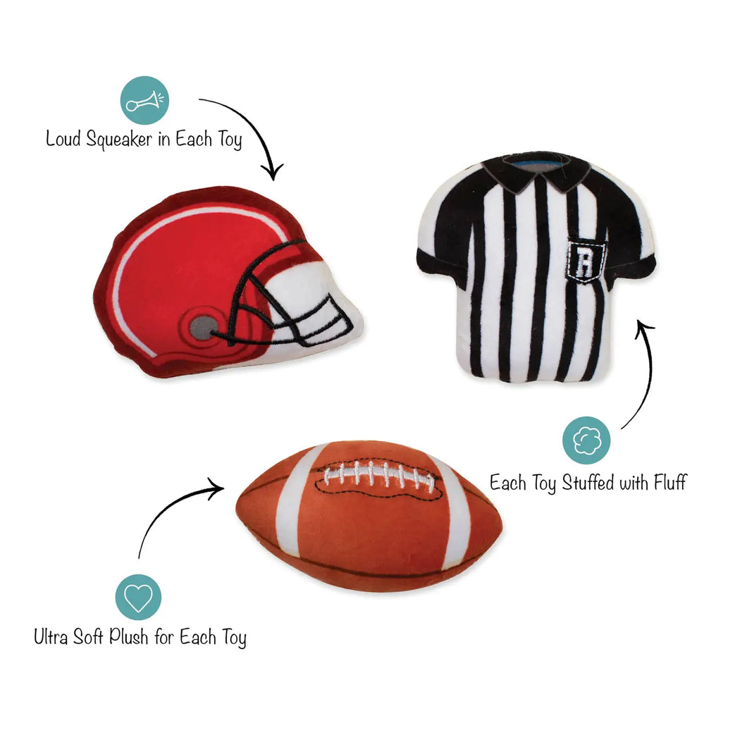 The Whole 9 Yards 3-piece Dog Toy