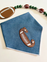 Load image into Gallery viewer, DENIM FOOTBALL INITIALS
