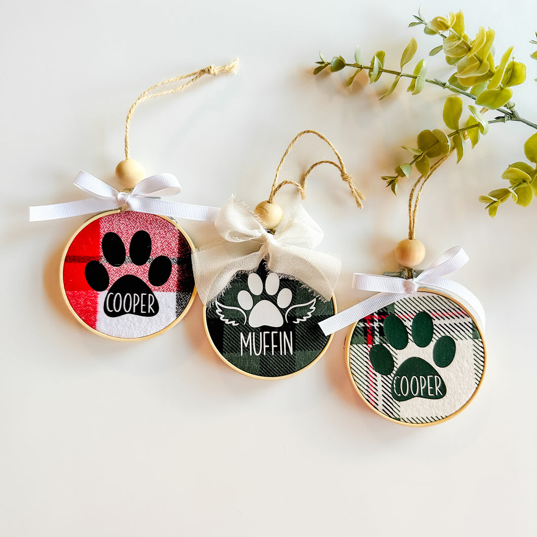 PAW PRINT ORNAMENT