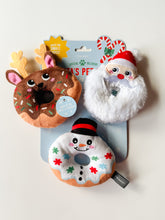 Load image into Gallery viewer, HOLIDAY DONUTS 3-PIECE DOG TOY
