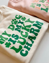 Load image into Gallery viewer, GREEN MY DOG IS MY LUCKY CHARM APPAREL
