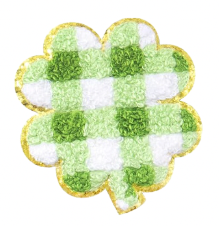 Green Plaid Clover Patch (add on)