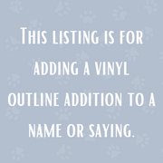 Vinyl Outline addition