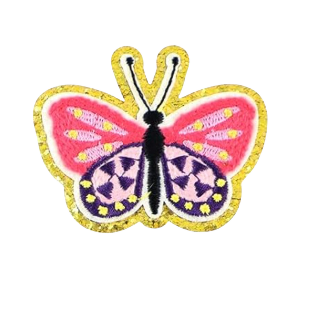 Pink & Purple Butterfly Patch (add on)
