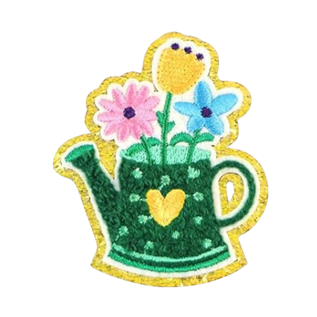 Watering Can with Flowers Patch (add on)